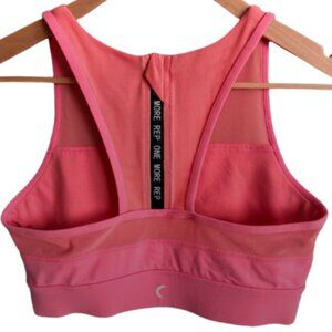 Zyia Active All-Star Coral Pink Sports Bra Womens Size Small